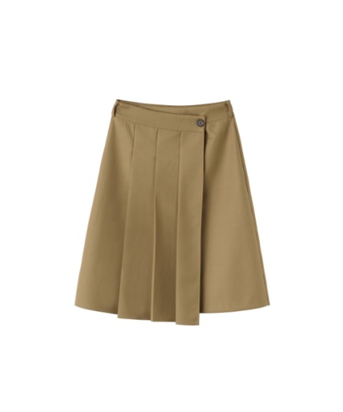 【GENERAL IDEA】ラッププリーツスカート / PLEATS LAP SKIRT