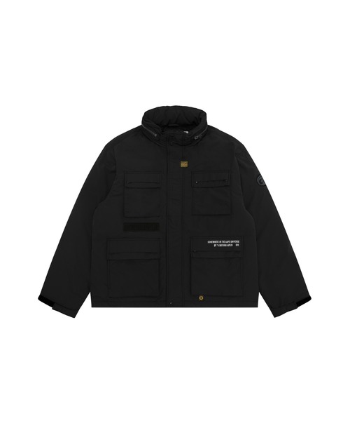 AAPE BY A BATHING APE(エーエイプバイアベイシングエイプ)の「AAPE MAIN DOWN JACKET(ダウンジャケット/コート・メンズ・ブラック/カーキ・MEDIUM/LARGE/SMALL/X-LARGE)」の4枚目の写真