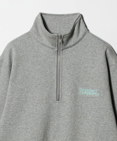 Russell Athletic(ラッセルアスレティック)の「【別注】<RUSSELL ATHLETIC>GLR ハーフジップ スウェット(スウェット・メンズ・ダークグレー/グレー系/ダークブラウン・M/XL/L)」の13枚目の写真