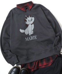 Disney（ディズニー）の「Disney（ディズニー）キャラクタープリント ピグメントライク 裏起毛スウェットトレーナーメンズ レディース ユニセックス（スウェット）」