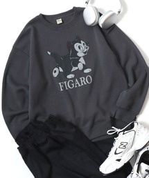 Salong hameu（サロン ハミュー）の「Disney（ディズニー）キャラクタープリント ピグメントライク 裏起毛スウェットトレーナーメンズ レディース ユニセックス（スウェット）」