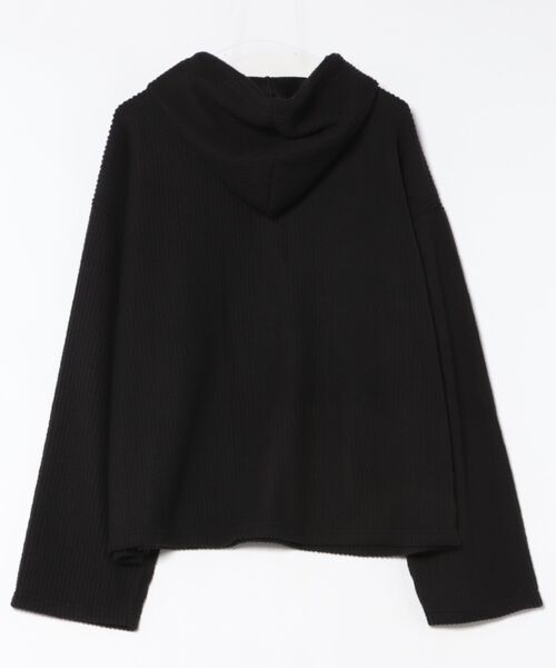 Figments（フィグメンツ）の「パンクプリントニットパーカー（パーカー・レディース・グレー/ブラック・FREE）」の3枚目の写真