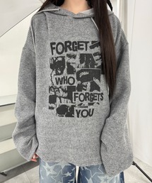 Figments（フィグメンツ）の「パンクプリントニットパーカー（パーカー）」