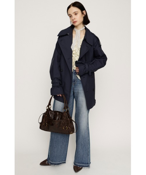 OMMO トレンチコート ブラック BALLOON TRENCH BLOUSON OMMO ONLINE STORE / BALLOON TRENCH BLOUSON