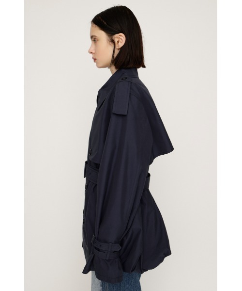 SLY（スライ）の「【2026SS新作】BALLOON TRENCH COAT バルーントレンチコート 冬服 春服（トレンチコート・レディース・ネイビー/ベージュ・FREE）」の8枚目の写真