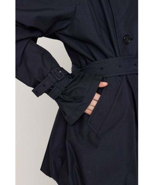 SLY（スライ）の「【2026SS新作】BALLOON TRENCH COAT バルーントレンチコート 冬服 春服（トレンチコート・レディース・ネイビー/ベージュ・FREE）」の12枚目の写真