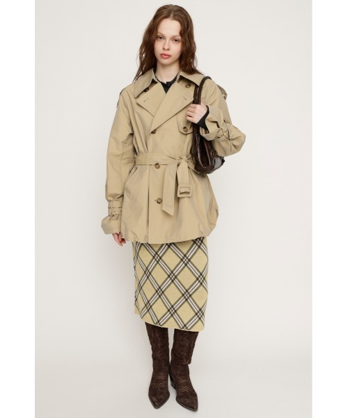 SLY（スライ）の「【2026SS新作】BALLOON TRENCH COAT バルーントレンチコート 冬服 春服（トレンチコート・レディース・ネイビー/ベージュ・FREE）」の18枚目の写真