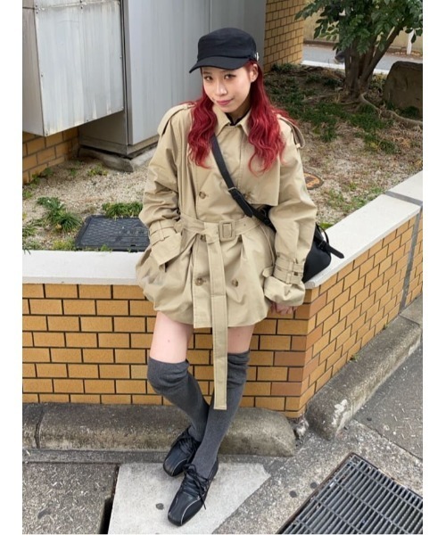 BALLOON TRENCH コート ベージュ 2026SS新作】BALLOON TRENCH COAT バルーントレンチコート 冬服 春服