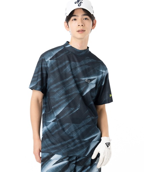 NEW ERA(ニューエラ)の「ニューエラゴルフ ミッドネック半袖Tシャツ(ポロシャツ・メンズ・ブラック/ホワイト・M/XL/S/L/XXL)」の20枚目の写真