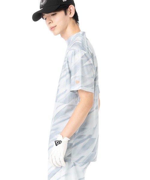 NEW ERA(ニューエラ)の「ニューエラゴルフ ミッドネック半袖Tシャツ(ポロシャツ・メンズ・ブラック/ホワイト・M/XL/S/L/XXL)」の6枚目の写真