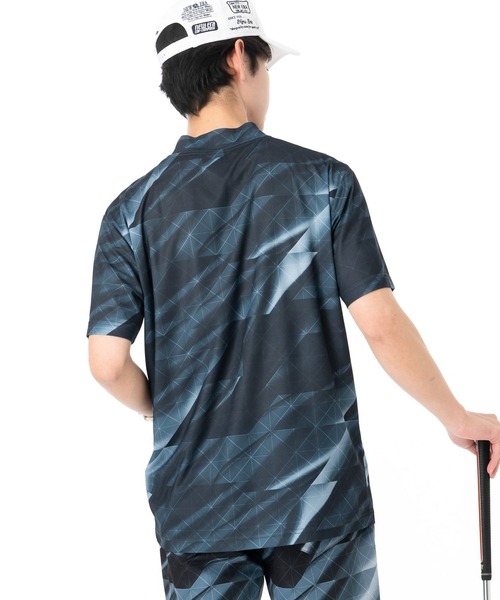NEW ERA(ニューエラ)の「ニューエラゴルフ ミッドネック半袖Tシャツ(ポロシャツ・メンズ・ブラック/ホワイト・M/XL/S/L/XXL)」の22枚目の写真