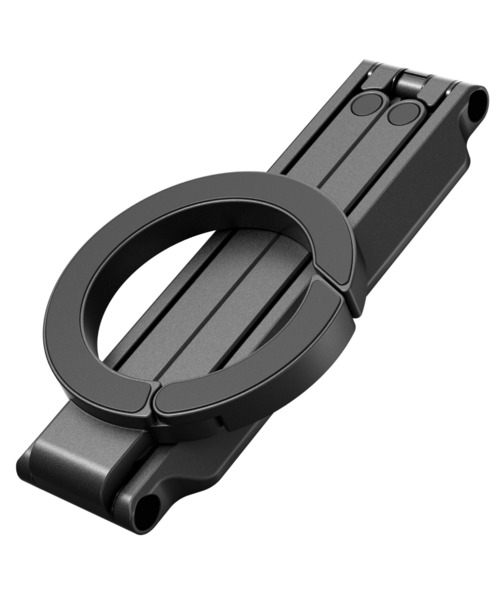 MaGdget(マジェット)の「〈MaGdget/マジェット〉Carabiner Stand/カラビナスタンド(スマホグッズ・メンズ・ブラック・ONE SIZE)」の2枚目の写真
