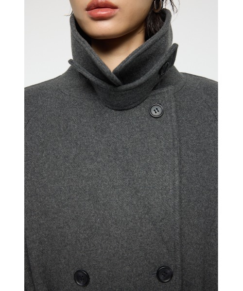 MOUSSY（マウジー）の「FORM SLEEVE ロングコート（チェスターコート