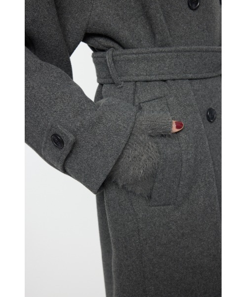 セール】FORM SLEEVE ロングコート（チェスターコート）｜MOUSSY