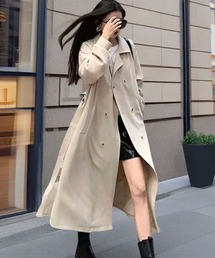 LADY LIKE（レディライク）の「【春夏新作】ロング丈ライトトレンチコート（トレンチコート）」