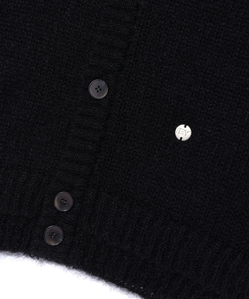 IEY(アイイーワイ)の「WEB DOUBLE-RIB CARDIGAN Black(カーディガン/ボレロ・レディース・その他・MEDIUM/LARGE)」の5枚目の写真