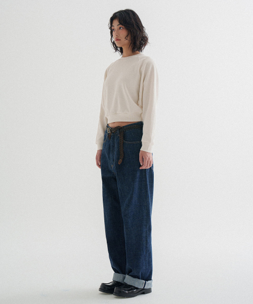 PORTABLE SOCIETY CLUB(ピーエスシー)の「ワンウォッシュスラブボリュームフィットセルビッジデニムパンツ_ブルー(デニムパンツ・メンズ・その他・SMALL/MEDIUM/LARGE/X-LARGE)」の9枚目の写真
