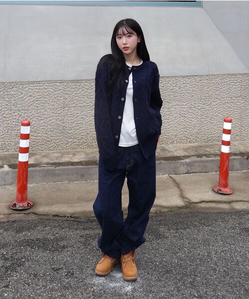 PORTABLE SOCIETY CLUB(ピーエスシー)の「ワンウォッシュスラブボリュームフィットセルビッジデニムパンツ_ブルー(デニムパンツ・メンズ・その他・SMALL/MEDIUM/LARGE/X-LARGE)」の6枚目の写真