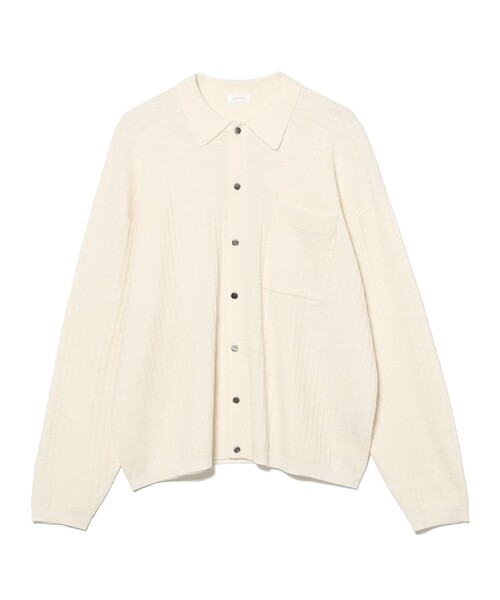 crepuscule(クレプスキュール)の「crepuscule / Knit Shirt(シャツ/ブラウス・メンズ・ホワイト/ブラック・M/L/XL)」の11枚目の写真