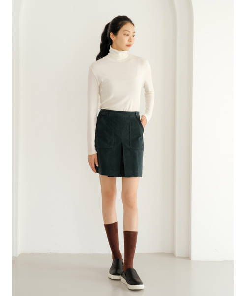NITINA(ニティナ)の「コーデュロイスカート GR(スカート・レディース・グリーン・SMALL/MEDIUM)」の5枚目の写真