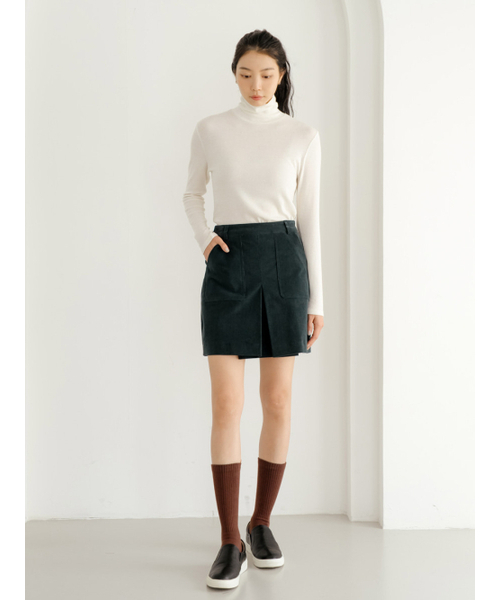 NITINA(ニティナ)の「コーデュロイスカート GR(スカート・レディース・グリーン・SMALL/MEDIUM)」の6枚目の写真