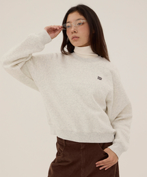 DANGLEDROP（ダングルドロップ）の「DGDP スクエアクロップナグランスウェット_オートミール（スウェット）」