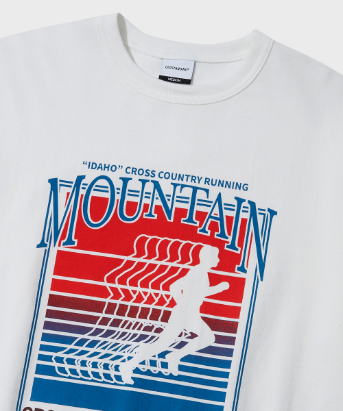 OUTSTANDING(アウトスタンディング)の「VSC TEE(マウンテン)_オフホワイト(Tシャツ/カットソー・レディース・その他・SMALL/MEDIUM/LARGE)」の3枚目の写真