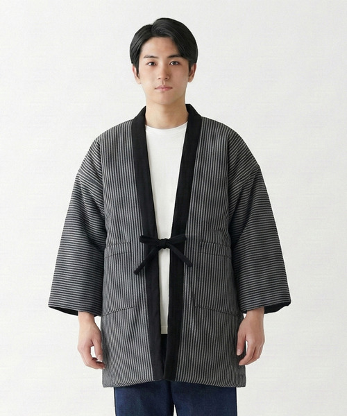 KYOETSU(キョウエツ)の「リバーシブルフリース半纏 しじら ポリエステル(その他アウター・メンズ・その他4/その他6/その他5/その他3/その他2/その他1/その他7/その他9/その他10/その他8/その他11・L/M)」の1枚目の写真