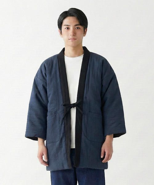 KYOETSU(キョウエツ)の「リバーシブルフリース半纏 しじら ポリエステル(その他アウター・メンズ・その他4/その他6/その他5/その他3/その他2/その他1/その他7/その他9/その他10/その他8/その他11・L/M)」の5枚目の写真