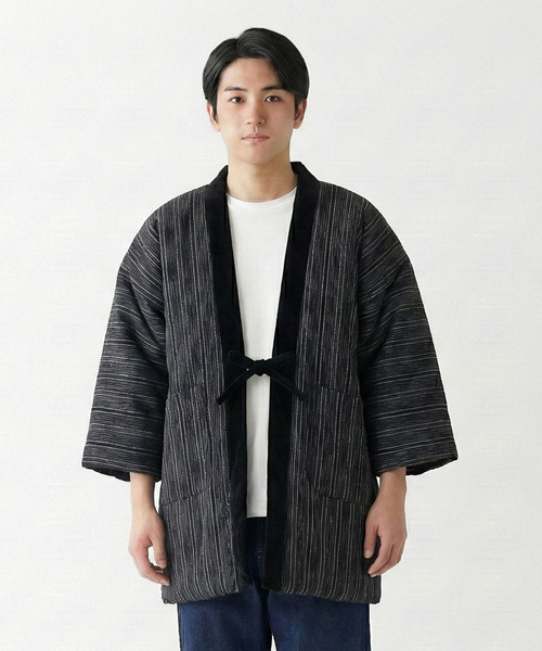 KYOETSU(キョウエツ)の「リバーシブルフリース半纏 しじら ポリエステル(その他アウター・メンズ・その他4/その他6/その他5/その他3/その他2/その他1/その他7/その他9/その他10/その他8/その他11・L/M)」の6枚目の写真