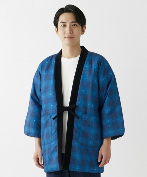 KYOETSU(キョウエツ)の「リバーシブルフリース半纏 しじら ポリエステル(その他アウター・メンズ・その他4/その他6/その他5/その他3/その他2/その他1/その他7/その他9/その他10/その他8/その他11・L/M)」の8枚目の写真