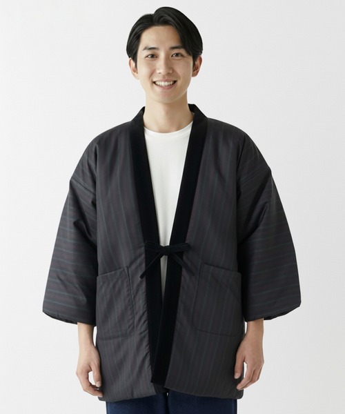 KYOETSU(キョウエツ)の「リバーシブルフリース半纏 しじら ポリエステル(その他アウター・メンズ・その他4/その他6/その他5/その他3/その他2/その他1/その他7/その他9/その他10/その他8/その他11・L/M)」の10枚目の写真