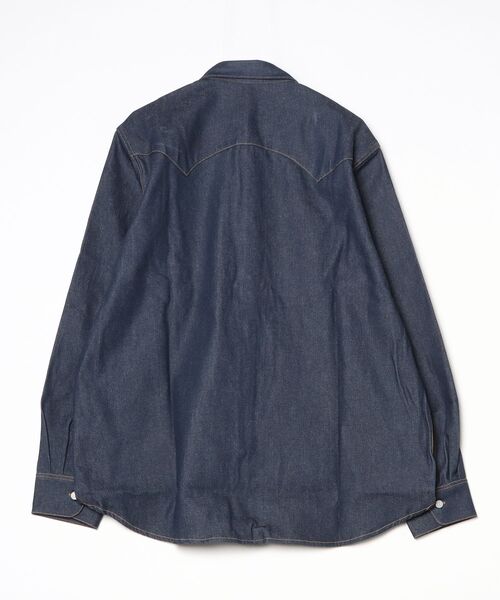 TMT（ティーエムティー）の「【TMT/ティーエムティー】WIDE 12oz DENIM SHIRTS（シャツ/ブラウス・メンズ・インディゴブルー・FREE）」の13枚目の写真