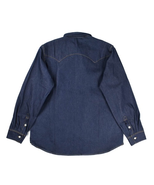 TMT（ティーエムティー）の「【TMT/ティーエムティー】WIDE 12oz DENIM SHIRTS（シャツ/ブラウス・メンズ・インディゴブルー・FREE）」の11枚目の写真