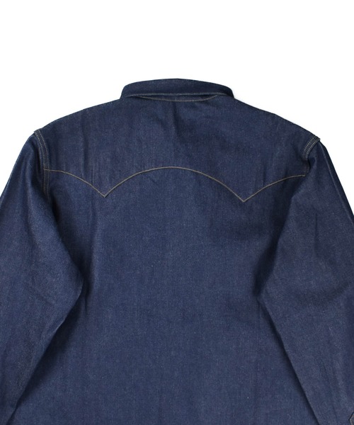 TMT（ティーエムティー）の「【TMT/ティーエムティー】WIDE 12oz DENIM SHIRTS（シャツ/ブラウス・メンズ・インディゴブルー・FREE）」の12枚目の写真