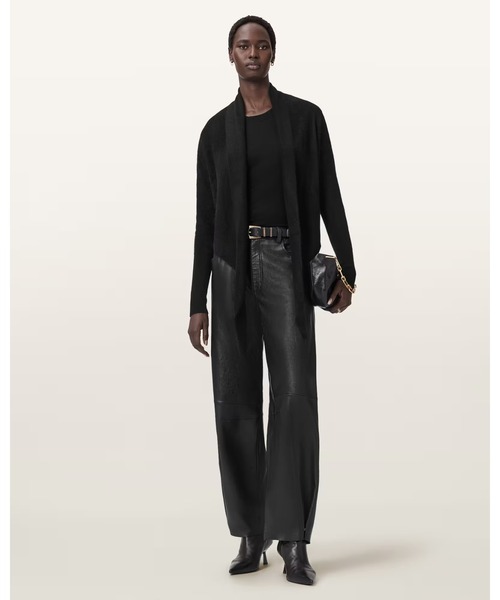 ALLSAINTS(オールセインツ)の「REBEL PIRATE CASHMERE CARDIGAN | REBEL PIRATE カシミヤ カーディガン(カーディガン/ボレロ・レディース・ブラック・S/M/L/XS)」の3枚目の写真