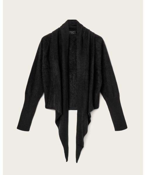 ALLSAINTS(オールセインツ)の「REBEL PIRATE CASHMERE CARDIGAN | REBEL PIRATE カシミヤ カーディガン(カーディガン/ボレロ・レディース・ブラック・S/M/L/XS)」の8枚目の写真