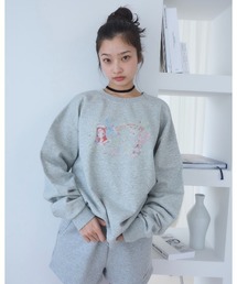 Smyeon�i�X�~�����j�́uGraphic crewneck sweat tops/�O���t�B�b�N�v�����g�N���[�l�b�N�X�E�F�b�g�i�X�E�F�b�g�j�v