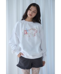 Smyeon�i�X�~�����j�́uGraphic crewneck sweat tops/�O���t�B�b�N�v�����g�N���[�l�b�N�X�E�F�b�g�i�X�E�F�b�g�j�v