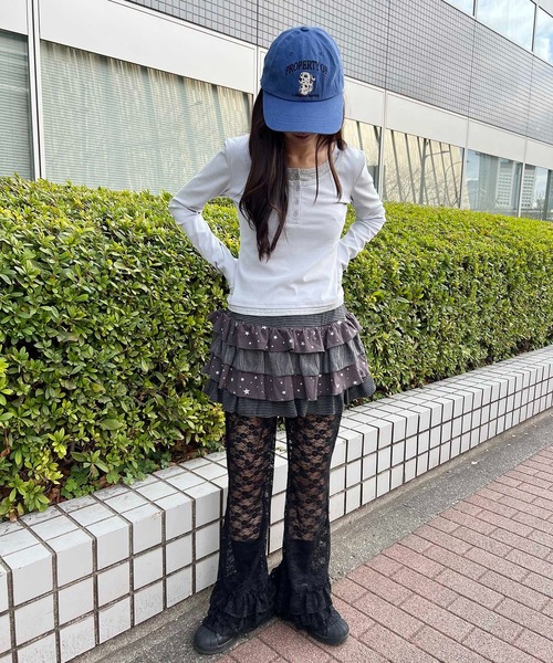 WC（ダブル シー）の「スターアソートティアードミニスカート（スカート・レディース・ホワイト/グレー・FREE）」の12枚目の写真