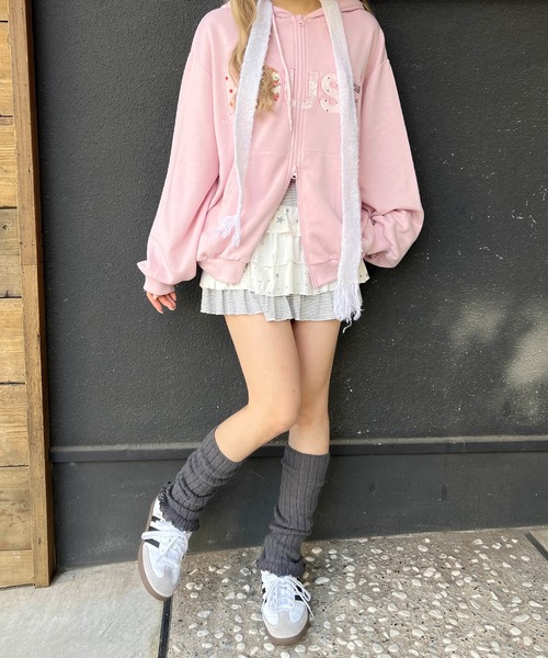 WC（ダブル シー）の「スターアソートティアードミニスカート（スカート・レディース・ホワイト/グレー・FREE）」の5枚目の写真