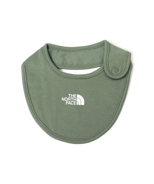 こども ビームス（コドモビームス）の「THE NORTH FACE / ベビー スタイ 2026SS（スタイ/よだれかけ・キッズ・ピンク/ブルー系その他2/オリーブ・ONE SIZE）」の2枚目の写真