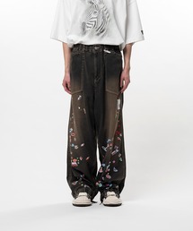 Maison MIHARA YASUHIRO（メゾンミハラヤスヒロ）の「Kids Sticker Printed Baker Denim Pants（デニムパンツ）」