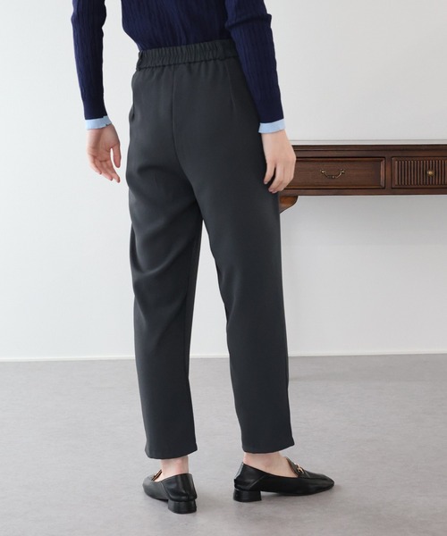 BLUEEAST（ブルーイースト）の「スリムテーパードパンツ（スラックス・レディース・ブラック/グレー・MEDIUM）」の5枚目の写真