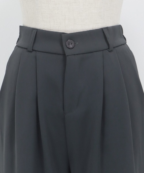 BLUEEAST（ブルーイースト）の「スリムテーパードパンツ（スラックス・レディース・ブラック/グレー・MEDIUM）」の20枚目の写真