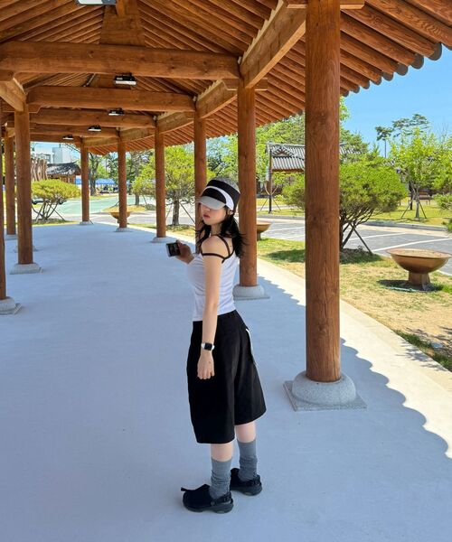 HUEY(ヒューイ)の「Receipt Pin-Tuck Bermuda Pants Black(その他パンツ・メンズ・ブラック・FREE)」の7枚目の写真