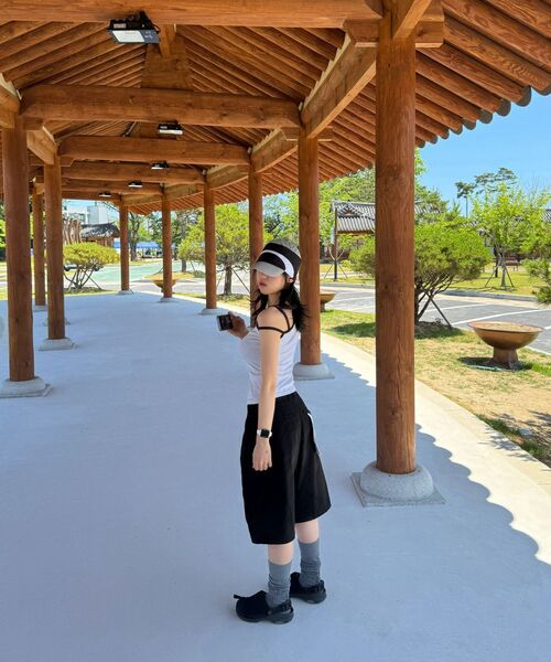 HUEY(ヒューイ)の「Receipt Pin-Tuck Bermuda Pants Black(その他パンツ・メンズ・ブラック・FREE)」の8枚目の写真