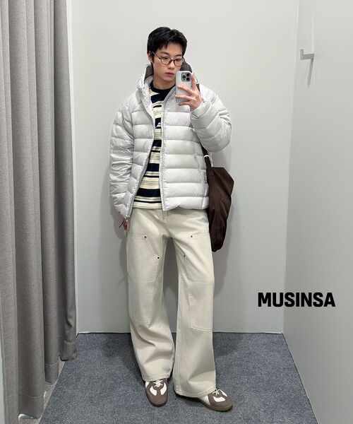COSTUME O’CLOCK（コスチュームオクロック）の「[ダックダウンver.] ライトウェイトフードダックダウンパディングジャケットライトグレー COOSJP051LGRAY（ダウンジャケット/コート・メンズ・その他・S/M/L/XL）」の10枚目の写真