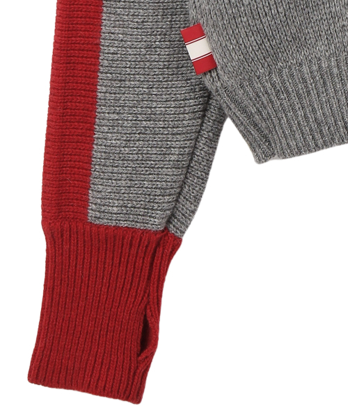 MENASOO(ミナス)の「Zipup Knit Cardigan_Gray(カーディガン/ボレロ・レディース・グレー・F)」の20枚目の写真