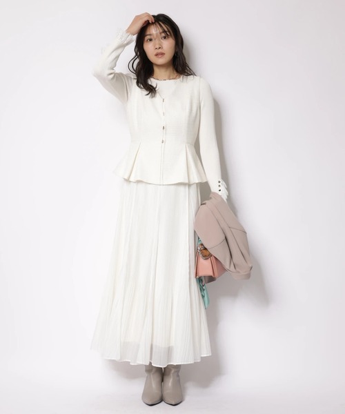 JUSGLITTY（ジャスグリッティー）の「スプリングジャンスカワンピース（ワンピース・レディース・ホワイト・2/1/0）」の10枚目の写真